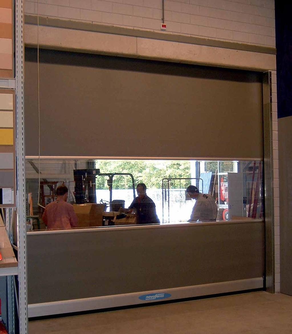 NovoSpeed HEAVY Indoor The Heavy Indoor is a high-speed, electrically operated rapid roll door, specifically designed for interior openings in industrial and commercial buildings.