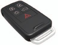 Remote control key with PCC* personal car communicator PCC* 1 Green light: The car is locked. 2 Yellow light: The car is unlocked.