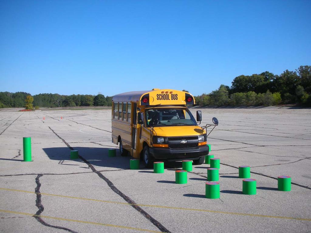 Test Vehicle: 2009 THOMAS MINOTOUR SCHOOL BUS NHTSA No.