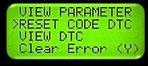 8. See all engine problems in VIEW DTC The picture show the ERROR CODE (8-1*TP Sensor) the ECM;