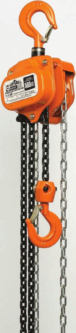 EVER G-V-SERIES INDUSTRIL MNUL HIN LOKS eaver G-V chain blocks with Safety Overload lutch (Limiter) MTERILS HNDLING eaver s G-V chain blocks feature a safety load limiting clutch protection which