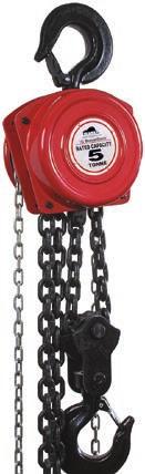 eaver G industrial chain blocks are colour coded to match international lifting standards for fast and accurate identification of W.L.