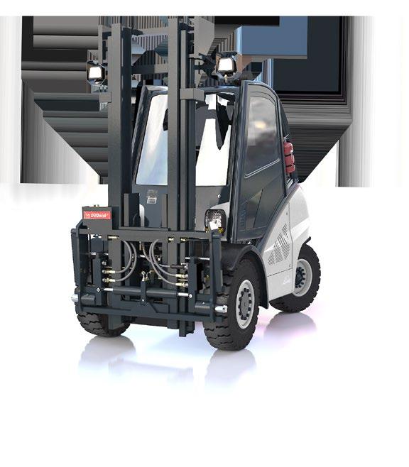 OQT 300i OilQuick OQT 300i is an automatic quick coupler system for smaller forklift trucks that can couple hydraulic attachments directly from the cab.