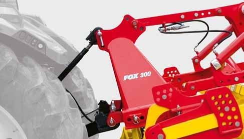 Rapid sowing Combined with a PÖTTINGER seed drill, this implement becomes a cost-effective 3-point-mounted seed drill combination. The drill is mounted either on the packer roller or using HYDROLIFT.
