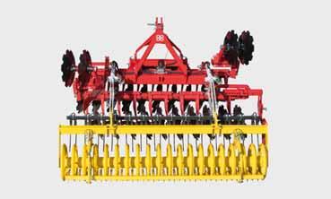 TERRADISC rigid compact disc harrows The short construction is a key feature of PÖTTINGER compact disc harrows. With the TERRADISC, you have a choice of working depths between 1.18 and 4.