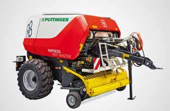 The PÖTTINGER product range MASTER PRO Power requirement 59 kw / 80 hp 74 kw / 100 hp Standard control system SELECT CONTROL POWER CONTROL Tractor PTO speed 540 rpm 1000 rpm Maximum number of knives