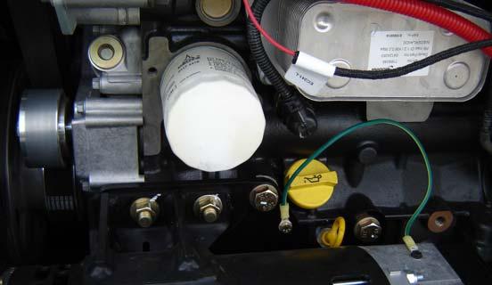 Comments - Check level daily/change in accordance with engine manual. Refer to Figure 6-9., Deutz 2011 Engine Dipstick.
