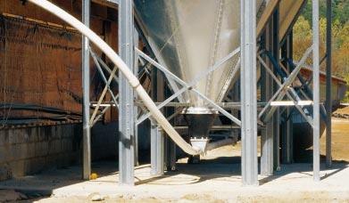 Flex-Flo Distributing feed to Flex-Flo Feed Delivery Systems the feeders controllably, cleanly, and efficiently is the specific function of Cumberland's Flex-Flo TM Auger System.