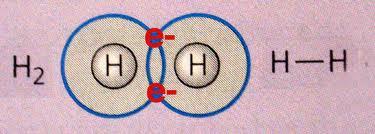 Sharing of electrons between various