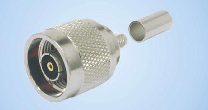 5) Knurl Solder Crimp S/G 1.7 (43.2) 0.56 (14.2) 0.045 (20.4) 2. Mini-UHF Straight Plug TC-200-MUHF 3190-444 <1.25:1 (2.