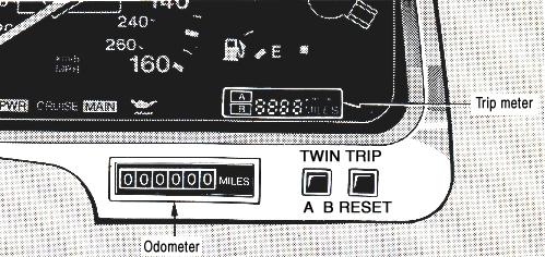 See If your vehicle overheats on page 128. TACHOMETER Do not let the indicator needle get into the red zone. This may cause severe engine damage.
