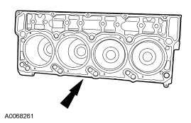 Fig. 217: Identifying Special Tool 30. Check for cylinder head distortion. For additional information, refer to CYLINDER HEAD DISTORTION. 31.