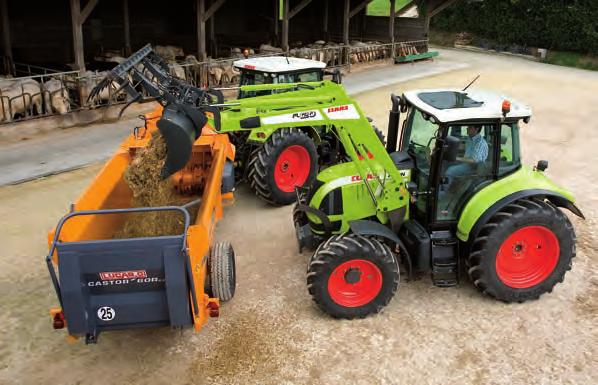 ARION 500. 4-cylinder tractors from 112 to 155 hp.