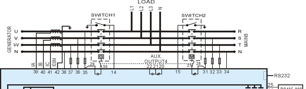 Typical wiring diagram HGM6420