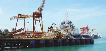 Since commencement of operations after the privatisation of Kemaman Port on 1 October 2006, the East Wharf and Liquid Chemical Berth have enjoyed encouraging growth in terms of performance standards
