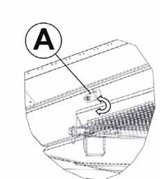 The space between the lamellas is adjusted by screw A at the rear of the sieve. Fig.