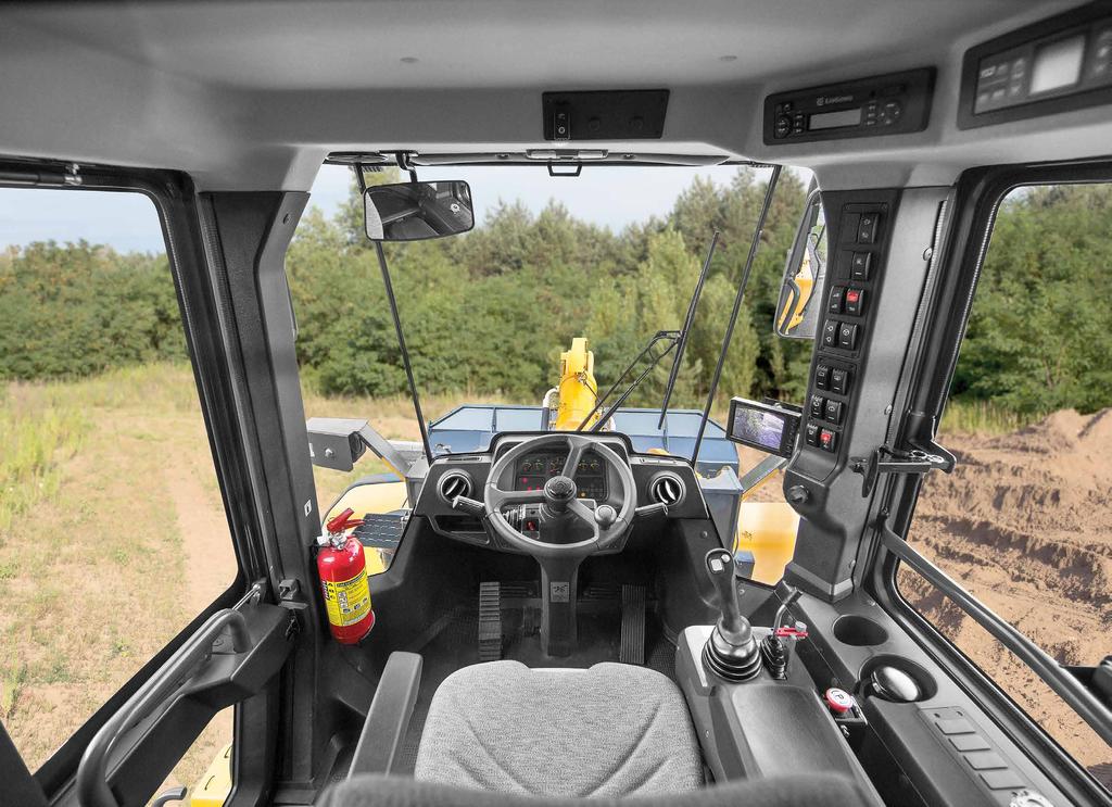 SAFETY WITHOUT COMPROMISE LiuGong is committed to your safety on the jobsite and the 890H wheel loader comes equipped with all the