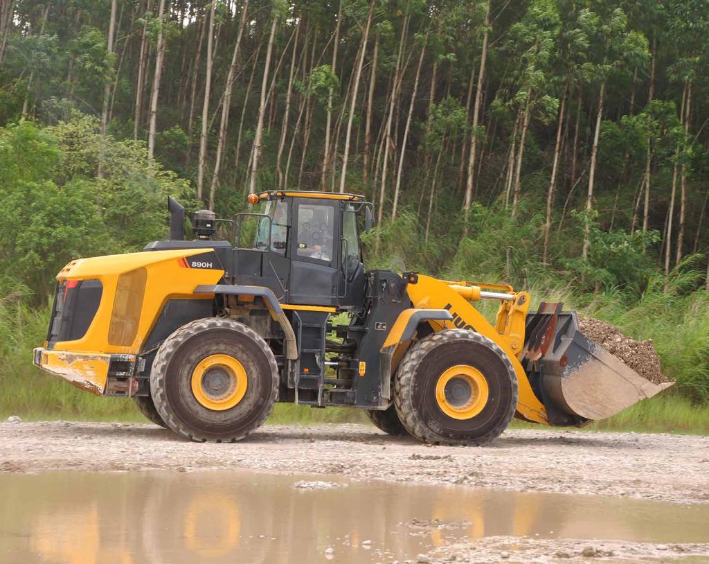 World-class components deliver maximum reliability and durability in every machine. Enhanced structures The chassis frame is the wheel loader s backbone.