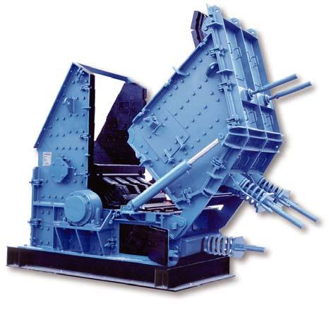 IMPACT CRUSHER Crusher type: Feed opening: Rotor Width: Rotor Diameter: Crusher frame: Rotor: Blowbars: Impact aprons: Engine pulley: Maximum feed size: Impactor speeds: Lubrication: APPLICATIONS 428