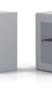 cabinet wall-mounted cabinet without door made of stainless steel 1.