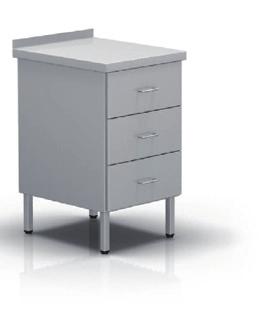 2-295 2-296 Three-drawer standing cabinet Four-drawer standing cabinet 2-299 Standing cabinet with sink three fully-retractable drawers mounted on telescopic