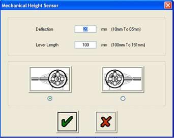 Setting Auxiliaries - Control Line Sensor, Soft Docking, Mechanical Height Sensor Control Line Sensor Control Line Sensor functionality was added to EB+ ECU software B399 (gen 1 1M/2M) and B400 (Gen