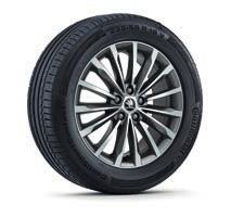 16 Did you know, that All the alloy wheels have passed rigorous homologation tests of ŠKODA AUTO to prove their resistance to corrosion, climatic influences and driving strain?