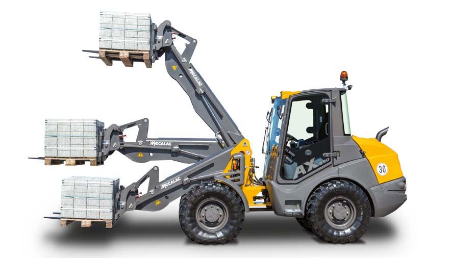 Mono - boom Powerful safe Performance One Arm, much power The rigid, sleek monoboom of the AX series features high