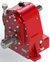 clutch, rubber block drive or flange For a similar design mounted horizontally, see Model D257.