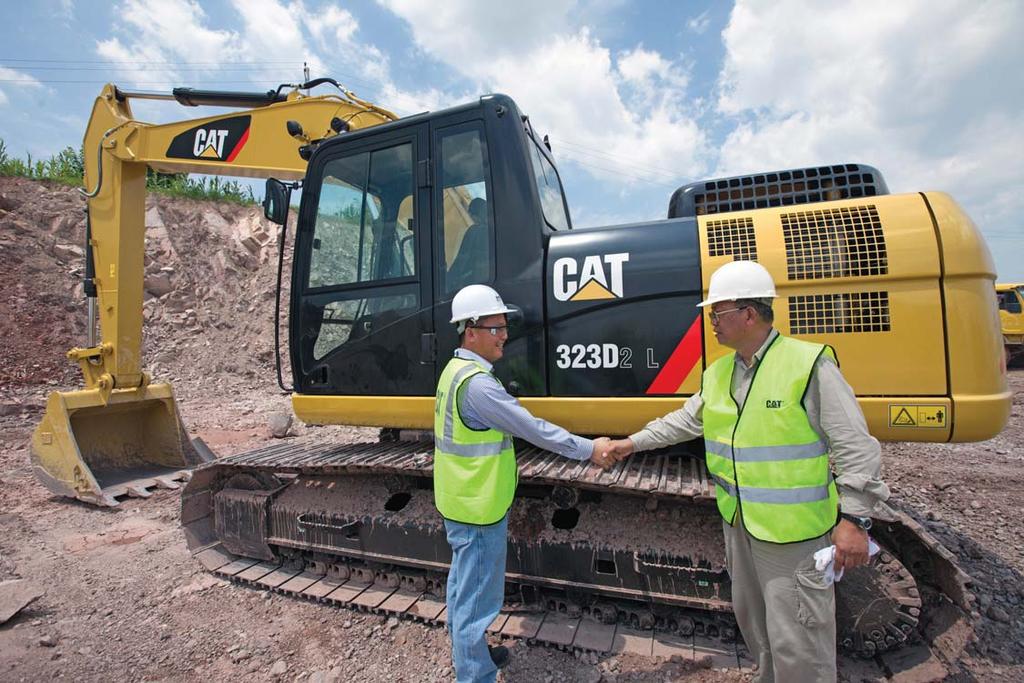 Complete Customer Care Your Cat dealer will support you like no other Product Support You can maximize your machines uptime with the Cat worldwide dealer network.