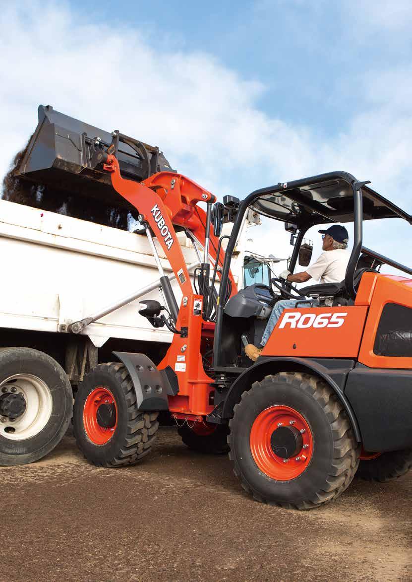 From Kubota, comes a powerful wheel loader