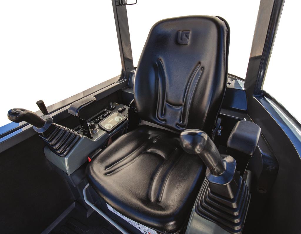 9035E 9035EEXCAVATOR EXCAVATOR ALL AROUND COMFORT In the 9035EZTS cab, you re working in complete comfort with outstanding visibility all around.