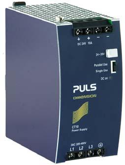POWER SUPPLY 3AC 380-480V Wide-range nput 2 or 3-Phase Operation Possible Width only 62mm Efficiency up to 92.