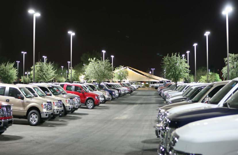 Application Car Dealership Lighting Application DESCRIPTION Illuminate your dealership with Neptun's DarkSky