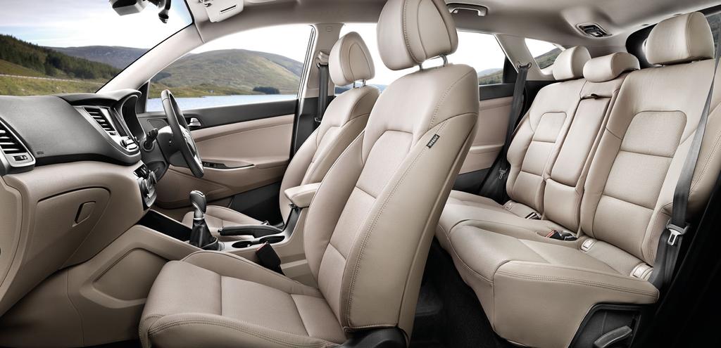 With plenty of room, you ll always travel in comfort. Tucson takes care of you on the road by excelling when it comes to comfort and practicality.