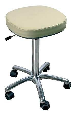 923-1 height adjustment: 48-67 cm Laboratory stool without height adjustable by gas spring. 926-10 height adjustment: 58.5-83.