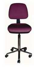 antimicrobial leatherette; it is resistant to mould and waterproof. Height and tilt seat adjustment by gas spring.