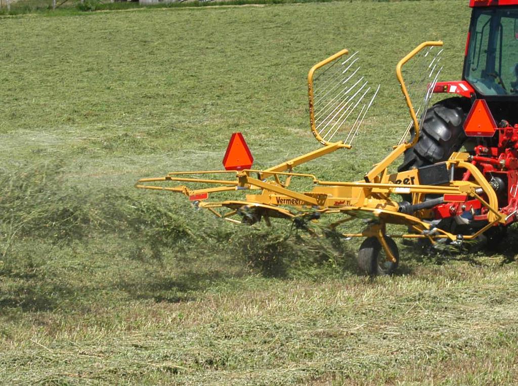 Rebel TR90 Tedder/Rake Combo Ideal for smaller operations, the Rebel TR90 tedder/rake combo is easy to operate and set up.