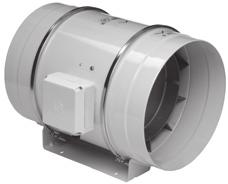 MODEL FEATURES Exhaust air up to 2,630 CFM with static pressure capabilities to 1 w.g.