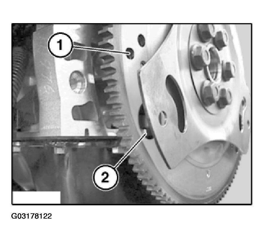 Fig. 205: Identifying Special Tool Bore And Large Bore If special tool 11 2 300 is secured in the correct