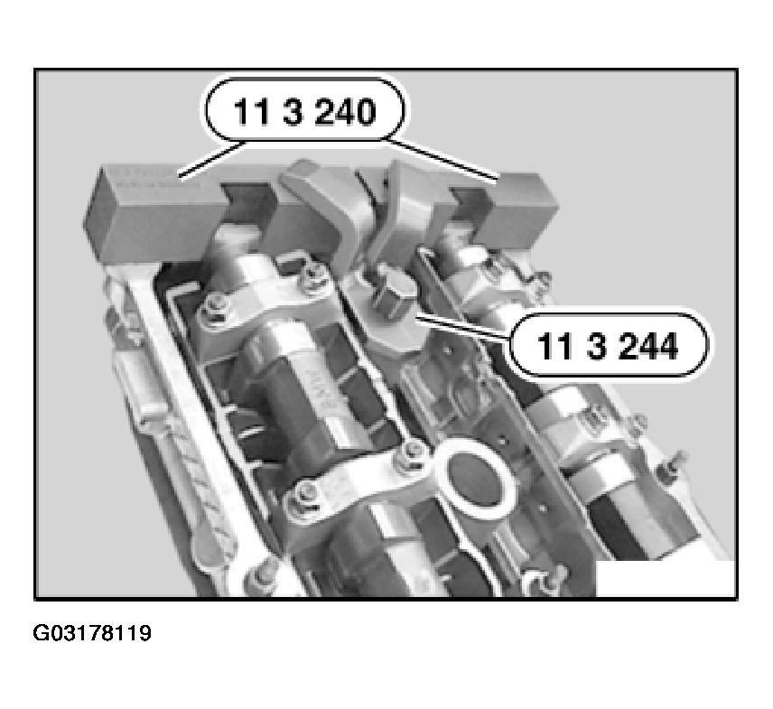 Fig. 202: Attaching Special Tool 11 3 244 To Special