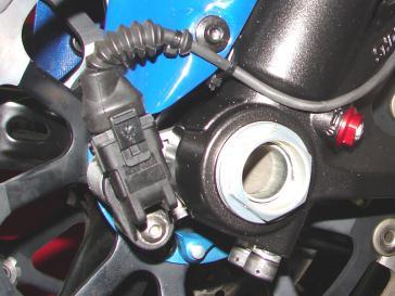 Remove the front wheel from the bike Remove the 5 bolts that secure the left brake disk in place If your brake disks have small sunken rebates in their surface to accommodate the bolt heads, these