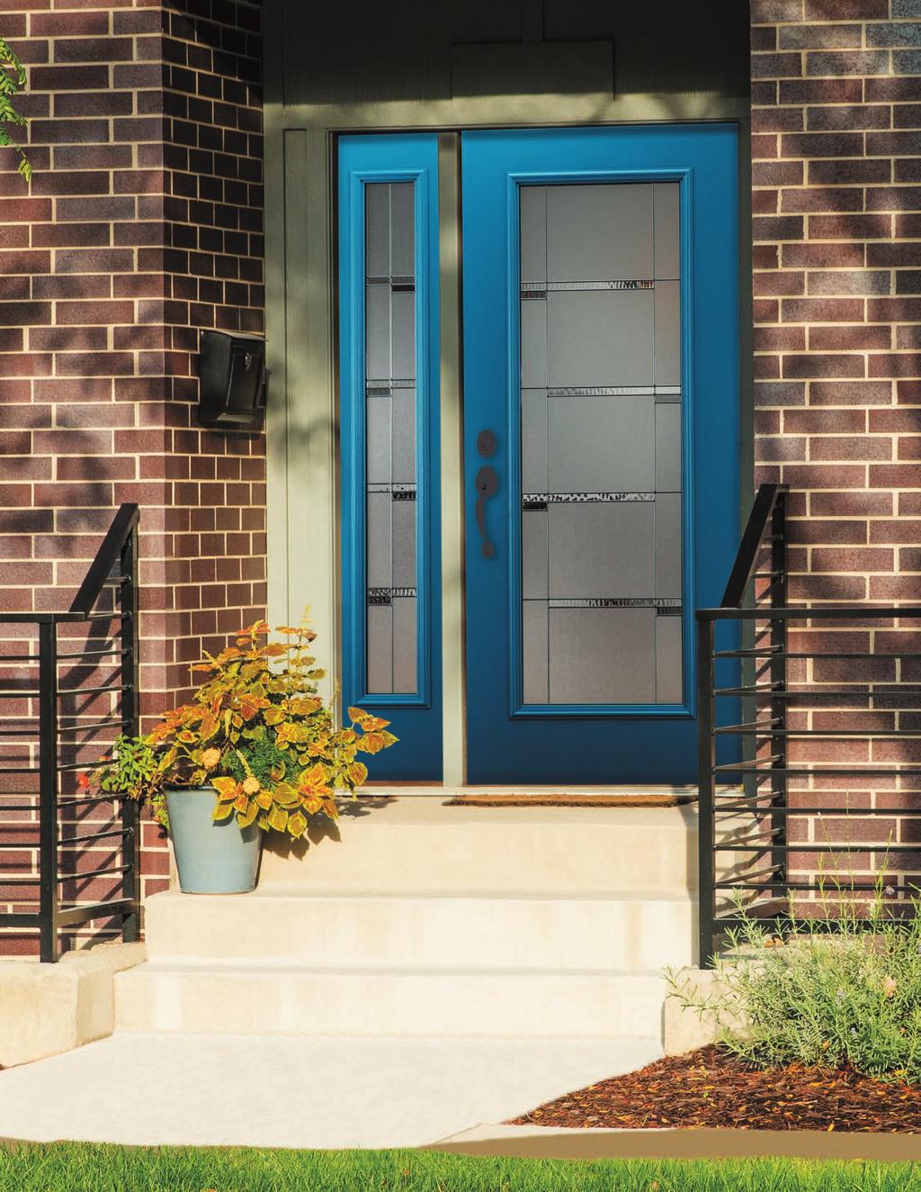 AVAILABLE CONFIGURATIONS Door shown finished with a custom paint color. NOTE: SINGLE SIDELITES CAN BE LEFT OR RIGHT ORIENTED.