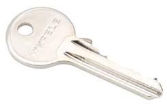 Master key systems from Häfele Thailand EM System For simple and small master key systems in residential projects: Each locking side contains 5 pin tumblers Key brass nickel plated Available products