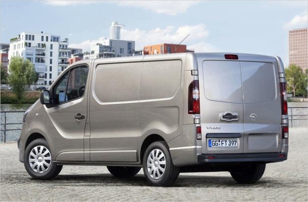 generation Opel Vivaro panel van with sharp new looks and an