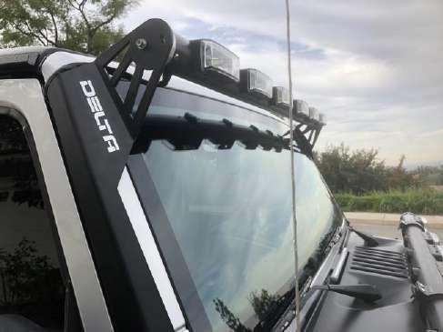 DELTA Shield Tubular LED Light Bar For Jeep Wrangler JK Special Features: Billet Aluminum Construction including