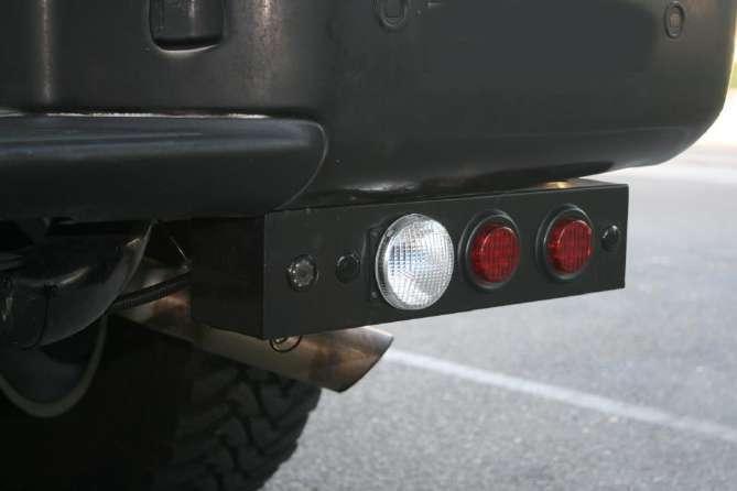 Universal Truck Rear Ground Bar Special Features: Powered by 4 Xenon Backup