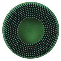 Abrasives Bristle Discs Abrasive impregnated plastic made as a 3-dimensional bristle disc brush, to be used on a high speed tool to remove paint, sealer and rust.