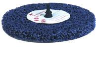 4mm 05539 50mm Bristle Disc shaft 05540 75mm Holder 85000 M10 75mm Holder 84998 M14 1 5 Scotch-Brite Clean & Strip Discs Abrasive impregnated and virtually non-loading, open web, providing a