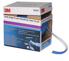 3M Soft Edge Masking Foam Tapes Rapid and efficient masking of car atures. Eliminates unwanted definite paint edges. Immeable to paint and dust, eliminating need to protect interior door trim.